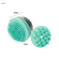 Pet Massage Brush with Soap Dispenser Dog Bath Brush for Dogs Cats Cleaning. 