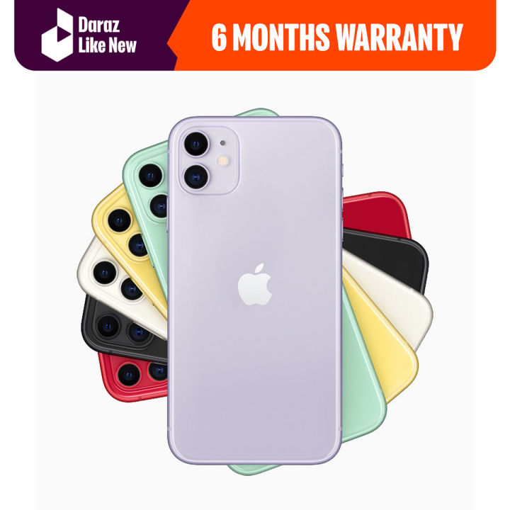 Apple iPhone 11 64GB Storage Factory Unlocked - PTA Approved (FREE CHARGER & COVER) - Daraz Like New Phones