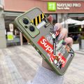 chenyyka For OPPO F21 Pro 5G Case Fashion Tide Brand Cool Boy Pattern Thin Side Square Edge Frosted Transparent Hard Phone Cases New Design Shockproof Silicone Casing Full Cover Camera Protection Softcase. 