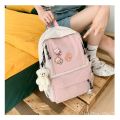 Ready Stock School Bag Korean-Style Japanese Middle School Student Schoolbag Female High SchoolinsShoulder Bag Bag Student Backpack. 