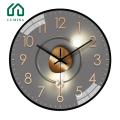 Lumina Geometric Wall Clock 8 Inch Modern Wall Clock Silent Non-ticking Battery Operated for Home Office Decor Stylish Quiet Wall-mounted Clock for Living Room Bedroom Kitchen Classroom Buy on Battery. 