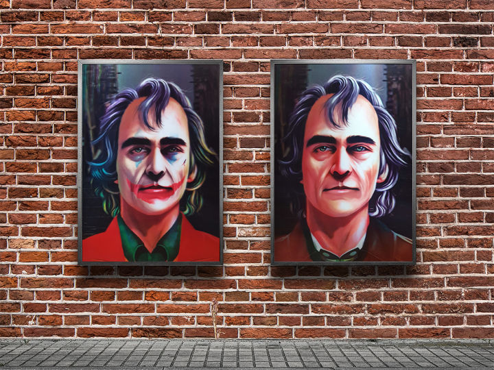 Joker Anime 3D Lenticular Flip Poster Double Transition 2 Images in 1 Poster – 30x40cm