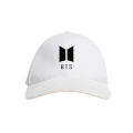 White BTS Stylish Cap For Men & Women. 