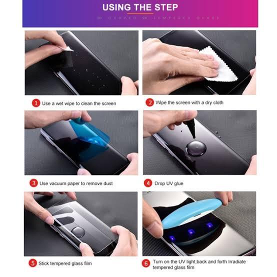 Xiaomi Mi 12 Pro 5G UV Tempered Glass Screen Protector Full Glue Nano Liquid Protective Film Original High Quality
