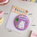 Makeup Mirror For Girls Mini Round Mirror Cute Mini Portable Mirror Pocket-sized Makeup Mirror Cartoon Makeup Mirror. 