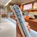 【Fleursbiy】Applicable to Samsung S21FE Phone case A53 Solid Color Love A13 Electroplating Side Shatter-Resistant Fashion Mobile Phone Protective Cover. 