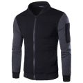 Baseball Contrast Winter Sleeves Zipped Jacket Full stitched well quality ready to wear. 