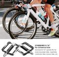 Rock BROS Mountain Bike Pedals Flat Bicycle MTB Pedals 9/16 Lightweight Road Bike Pedals Carbon Fiber Sealed Bearing Alloy Flat Pedals 1 Pair. 