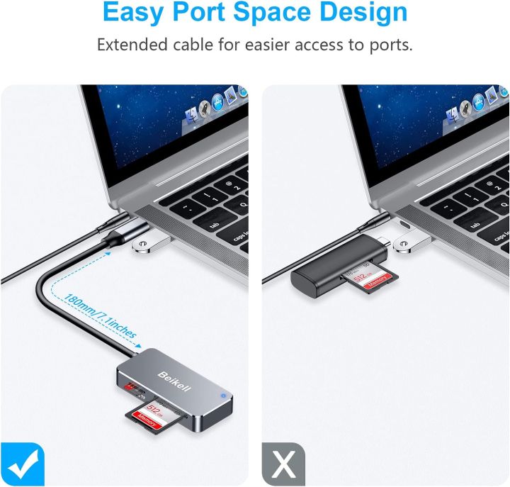 Beikell%20SD%20Card%20Reader,%20USB%20C%20SD,%20Micro%20SD%20Card%20Reader%20USB%203.0%20Memory%20Card%20Adapter%20-%20Supports%20SD,%20SDXC,%20Micro%20SD,%20Micro%20SDXC,%20SDHC,%20MMC,%20RS-MMC,%20Compatible%20with%20MacBook%20Pro/Air,%20iPad%20Pro,%20Galaxy%20etc.%20Grey%20-%20Image%207