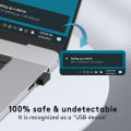 Wireless Mouse Jigglers Mover Undetectable Automatic USB Port Shaker Wiggler for Laptop Keeps Computer Awake Mouse Movement. 