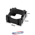 100 Pcs 18650 Li-ion Batter Spacer Holder 100 Hole 1x 3.7v 18650 Black Plastic Cell Bracket. 