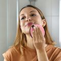 Reusable Makeup Remover Pads Cleaning puff  Double-Side Sponge puff Washable Make Up Removing Microfiber pads Exfoliator. 