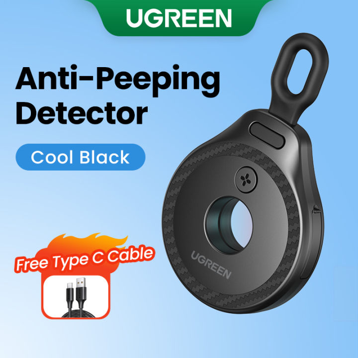 UGREEN Camera Lens Detector Portable Pinhole Hidden Lens Detector Anti-Peeping Security Protection Effective Hidden Lens Detection Compact Portable Design Durable Long-lasting