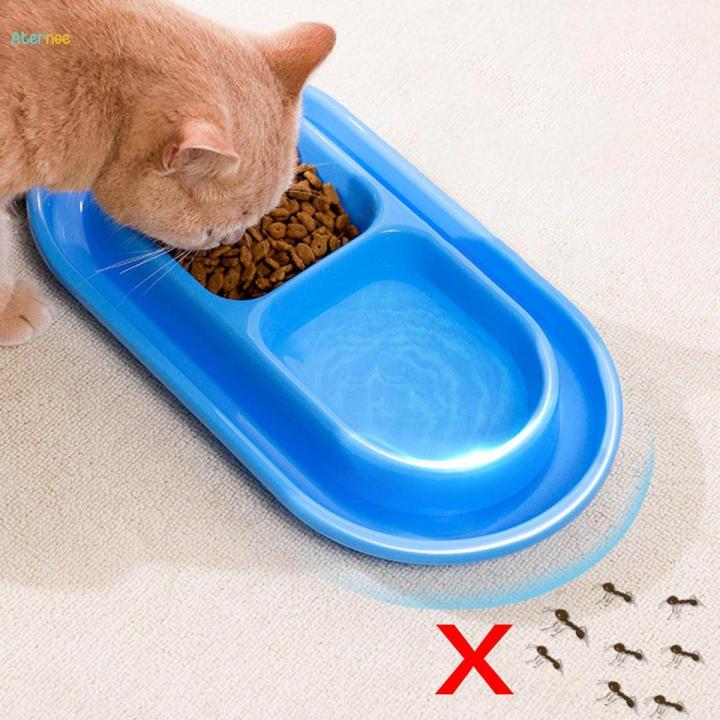 Cat bowl with water moat best sale