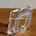 Crystal Heavy Glass Ashtray for Indoor and Outdoor Decorative (Square). 