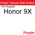 For Huawei Honor 9 Lite 9X 9i Power Volume Side Buttons Power On Off Volume Side Keys For Honor 9lite 9i 9X Replacement Parts. 