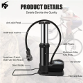 Noor Sports High Pressure Foot Air Pump with Gauge Heavy-Duty Foot Bike Pump for Bicycle Ball Scooter Car Inflatable Toys Mini Pump. 