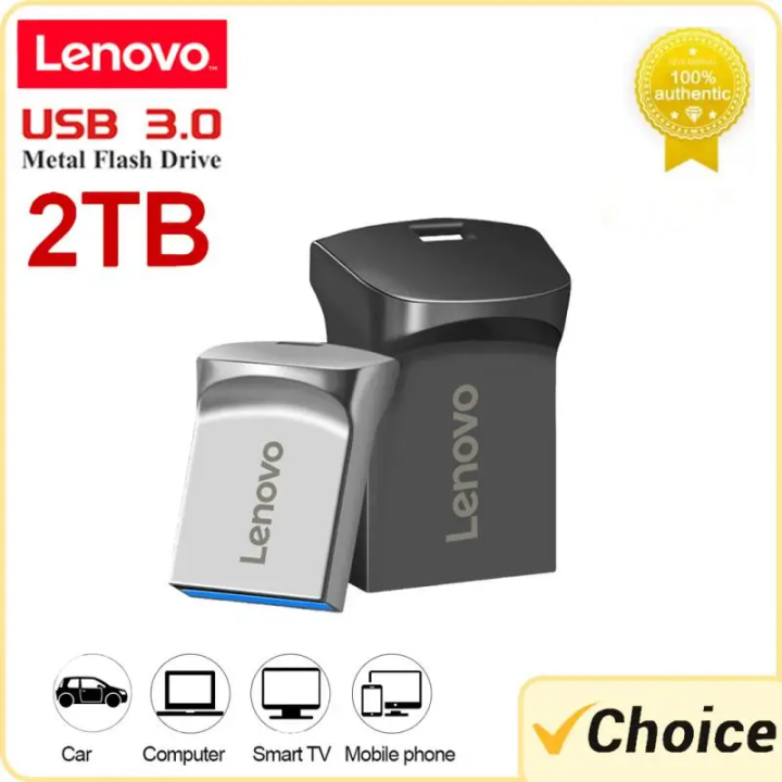 Lenovo 1TB USB 3.0 Pen Drive 2TB 128gb High Speed Transfer Metal SSD Pendrive Cle Portable U Disk Flash Drive Memoria USB Stick