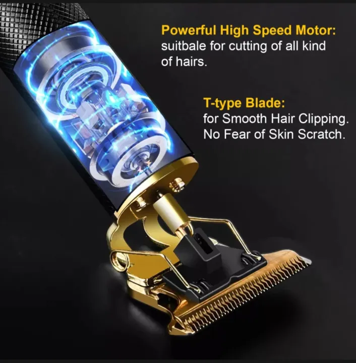 Vintage%20T9%20Trimmer%20for%20Men%20Hair%20Zero%20Gapped%20Clipper%20Professional%20Cordless%20Haircut%20Electric%20USB%20Charging%20Beard%20Trimmer%20for%20Men%20Wireless%20Rechargeable%20Personal%20Hair%20Men%20Grooming%20Beard%20Liner.%20Black%20-%20Image%203