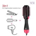 3-in-1 Hair Dryer Brush - One Step Hot Air Brush for Women - Hair Straightener, Curler & Volumizer | Ionic Blow Dryer & Hot Air Brush for Women | Best Hair Styling Tool in Pakistan - Hair Straightener Comb for Drying - Hair Dryer Styler by Momo & Meshi. 