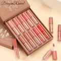 Dragon Ranee 10 PCS Lip Gloss Set for Women | Liquid Lip Gloss Collection with Multiple Shades | Lip Makeup Set. 