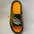 Slippers For Men - Trendy Black Slippers - High-Quality Imported Slippers for Boys & Men, Breathable Outdoor & Indoor Fashion Chappals | Comfortable. 
