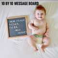 Wooden Message Letter Board for Home Decoration 10x10 and 12x12 Inches, Customizable Motivational Display. 