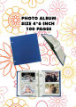 Photo Album 4x6 For 100 Photos for use bts pictures birthday pictures wedding pictures. 