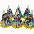 MOANA THEME BIRTHDAY PARTY CAPS - PACK OF 10 PARTY CAPS - MOANA BIRTHDAY CAPS. 