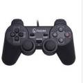 Dual Shock Wired Usb 2.0 Game Controller Joystick Joypad Game Pad For Pc & Laptop LANJUE L600 Black. 
