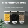 1 Piece Wall Mounted Food Storage Container Dispenser - 1.0 liter. 