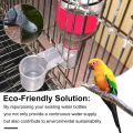Bird Cage Water Fountain Automatic Bird Water Dispenser for Parrots Pigeons Double Mouth Drinking Cup Easy-to-use Bird Waterer Buyers' Choice Easy Clean Bird Water Feeder. 