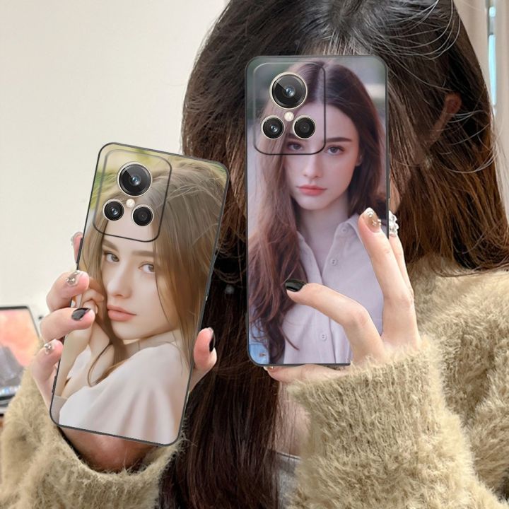 Dasha Taran Cute Mobile Cell Phone Case for Realme GT 2 9i 8i 7i Pro X50 X2 C35 C21 C20 C11 C3 Black Soft Phone Cover Funda
