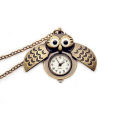 Owl Pendant Watch Pocket Watch Necklace Quartz Chain Watch. 
