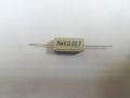 5 Pcs Ceramic Cement Resistor 5 Watt 0.22 Ohm. 