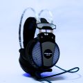 Kotion Each GS-500 Gaming headsets with blue light in speakers. Elegant look. Speaker size 50mm, Impedance 32Ohm, Frequency 15Hz to 20kHz, Microphone Impedance 2.2KOhm, Cable length 2.1m.. 