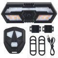 Bike Turn Signals Remote Control Bicycle Direction Indicator MTB LED Rear Light Cycling Taillight with Horn. 