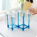Folding Glass Stand Kitchen Accessories Home Storage Living Room Supplies. 