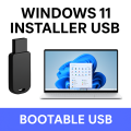 Windows 11 64-bit with Office Suite | Fast, Easy Installation & Custom Boot Interface | Fully Working Bootable USB. 