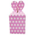 BABY PINK POLKA DOT GOODY BOX - PACK OF 10 GOODY BOX - PINK POLKA DOT GOODY BOX. 
