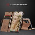 Retro Leather Case For Samsung S22 Ultra Book Style Flip Wallet Magnetic Cover Card Slots. 