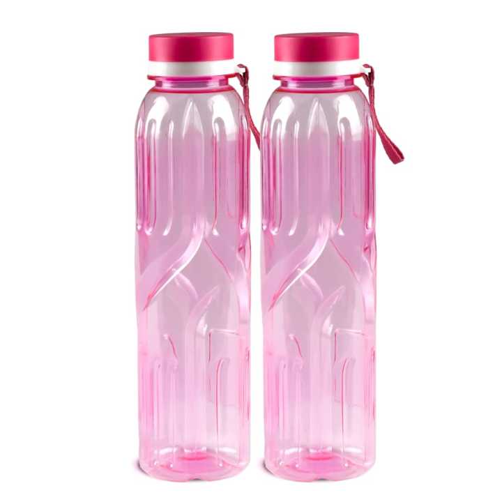 Safari Water Bottle – Pack of 2 Durable Plastic Bottles for Home, Gym ...