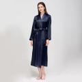 Pure Satin Silk Contrast Piping Hot Sexy Honeymoon robe gown for women, night suit, sleep wear, night dress, night wear, ladies nighty for girls, satin silk robe, silk robe for women, silk night suit. 