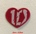 Embroidery One Direction 1D art badge Iron on Sew on Patch heart love kids clothing dress shirt cap bag jacket jeans craft logo shoes repair Brand Badge  #1171. 