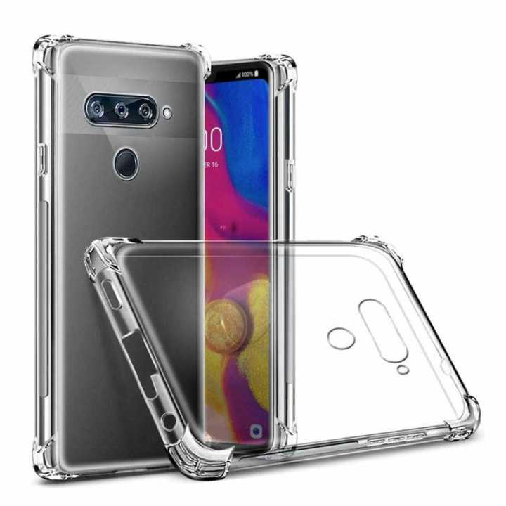 LG K50 Clear Transparent Shock-Proof Protective Case With Camera Lens Protection