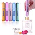 Refillable 5ml Refillable Mini Perfume Spray Bottle Aluminum Spray Atomizer Portable Travel Cosmetic Container Perfume Bottle. 