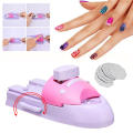 Pro Nail Art DIY Pattern Printing Manicure Machine is a tool used for creating intricate nail art designs features a metal stamp stamper and nail tools for color drawing and polish application nail printer tool allows you to stamp patterns. 