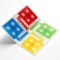 Wooden Ludo Board Game Extra Large 5 in 1. 