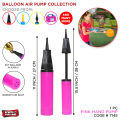 Air Hand Pump For Balloons, Random Colors For Foil and Latex Balloons Air Inflator Pump Portable for Party Accessories, Balloons, Rocket Balloons, Beach Balls, Yoga Balls, Pool Floats, Hopper Balls, Exercise Balls. 