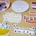 Motivational and Inspirational Positive Words Stickers 50 Pcs Pack - Waterproof Vinyl Decals for Scrapbooks Journals Laptops Water Bottles Mugs  Luggage Refrigerator. 